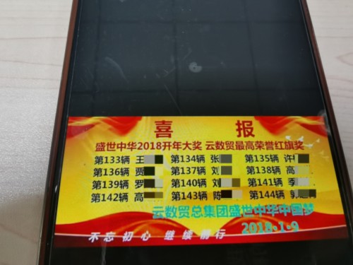 “红旗奖”部分获奖名单。台商分局供图