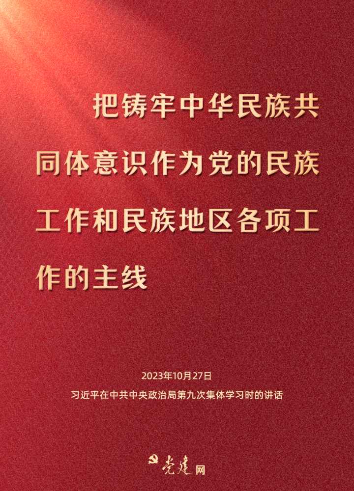一图学习丨铸牢中华民族共同体意识,总书记这样强调_荔枝网新闻