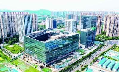 位于南京市建邺区的小米华东总部项目总投资30亿元,预计2024年一季度落成启用。 南京日报/紫金山新闻记者 段仁虎 摄