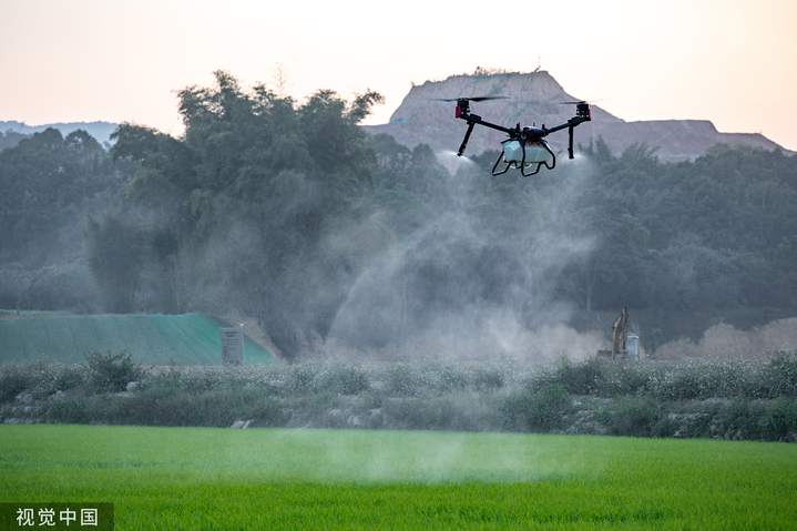 首頁>荔枝新聞>最新資訊> 在天空,新舟60遙感飛機掠過農田,藉助搭載的