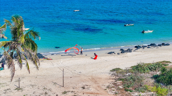2025年1月6日，海南儋州，峨蔓火山海岸。
