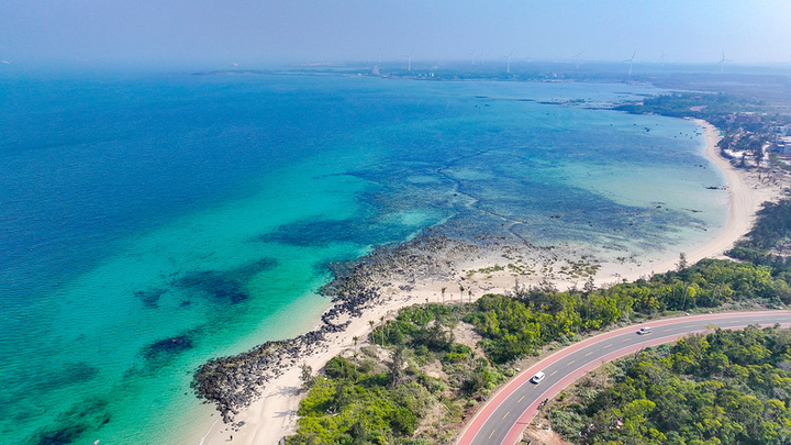 2025年1月6日，海南儋州，峨蔓火山海岸。
